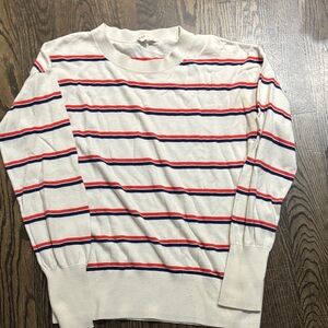 GAP Sweater with Red and Blue Stripes